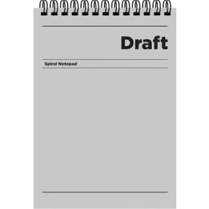 Keskin Color A5 Çizgili Bloknot Draft - Gri