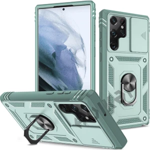 Future Star Cep Telefonu Kılıfları Samsung Galaxy S23 Için Durum Artı Cep Telefonu Kabuk-Yeşil (Yurt Dışından)
