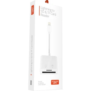 AC07 Lightning To Sd Kart Okuyucu Adaptör Iphone Ipad Sd ve Microsd Hafıza Kart Okuyucu Adaptör