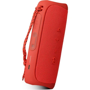 Boom Kırmızı Taşınabilir Ses Bombası Kablosuz Bluetooth Hoparlör Speaker Yüksek Ses Çoklu Bağlantı
