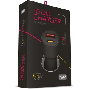 Telefon Araç Şarj Başlık Super 40W USB Type-C To Apple iPhone Uyumlu CC40