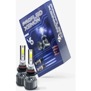Hb3 9005 LED Xenon Şimşek Etkili Beyaz Renk Soğutma Fanlı Oto Ampul 12.000 Lümen-