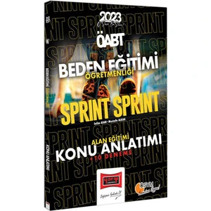 Yargı Yayınevi 2023 KPSS ÖABT Sprint Beden Eğitimi Öğretmenliği Konu Anlatımı +10 Deneme