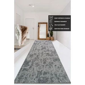 Nar Store Home Kaymaz Taban Kesme Halı Yolluk Smart Embos Gri