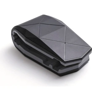 2 Adet Tembel Araba Masaüstü Telefon Tutucu Timsah Ağız Klip Tutucu (Siyah Gri) (Yurt Dışından)