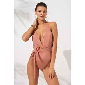 Pierre Cardin Camila Belden Çapraz Bağlamalı Mayokini