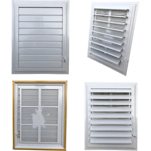 Mavi Trend Mavi Trend Plastik Menfez Banyo / Wc Havalandırma Menfezi Panjur 55X65 Cm