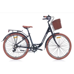 Bıanchı C261 Kadın Şehir Bisikleti 380H V 26 Jant 7 Vites Siyah YS728 Glossy