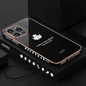 Shin-Wo iPhone 14 Pro İçin Telefon Kılıfı Silikon Elektrolizle Kaplanmış Darbeye Dayanıklı Kapak (Yurt Dışından)