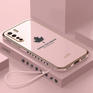 Shin-Wo Oppo A91 İçin Telefon Kılıfı Silikon Elektrolizle Kaplanmış Darbeye Dayanıklı Kapak (Yurt Dışından)