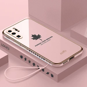 Shin-Wo Huawei P30 Pro İçin Telefon Kılıfı Silikon Elektrolizle Kaplanmış Darbeye Dayanıklı Kapak (Yurt Dışından)