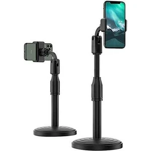 360 Derece Döndürülebilir Masaüstü Teleskopik Telefon Standı Çok Fonksiyonlu Telefon Tutucu