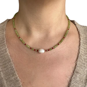 Jewstone Accessories Peridot Kolye