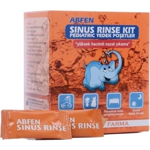 Abfen Sinus Rinse Kit Pediatric Yedek Poşetler Yüksek Hacimli Nazal Yıkama 50’li