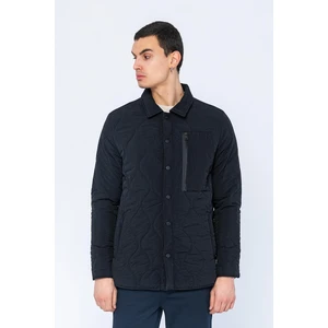 Erkek Regular Fit Çok Cepli Yırtmaç Kol Kapitoneli Astarlı Baharlık Ince Kısa Mont