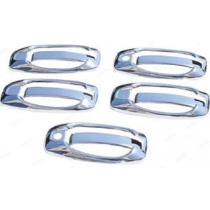 Peugeot Bipper Krom Kapı Kolu 5 Kapı 10 Parça Çerçeveli (Set)