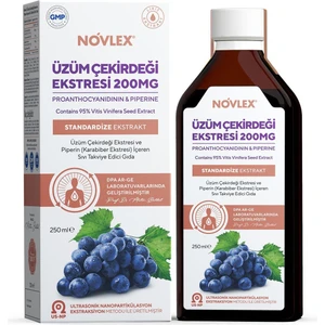 Novlex® Üzüm Çekirdeği Ekstresi Ve Piperin 250 Ml