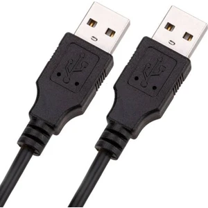 Usb-A To Usb-A 50 cm Iki Ucu Erkek Çift Taraflı USB 2.0  Bağlantı Kablosu