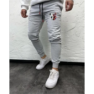 New Cabin Erkek Tokyo Panda Dar Paça Yazlık Eşofman Altı