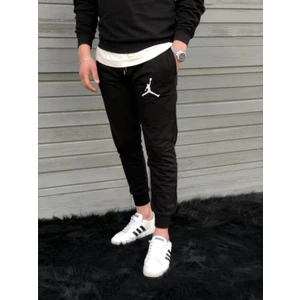 New Cabin Unisex Gri Slim Fit Dar Paça Eşofman Altı