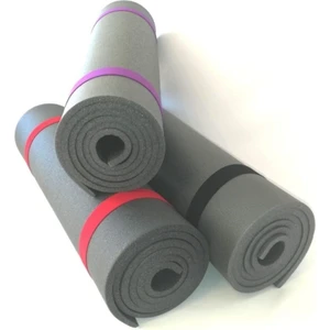 Şeker Portakalım Pilates, Yoga, Kamp Matı Dağcı Askeri Outdoor Mat Yatak(10 mm Kalınlık) - 170*60 cm Antrasit