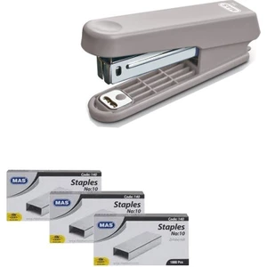 Mas 754 Zımba Makinesi Basic Gri + 3 Adet Zımba Teli