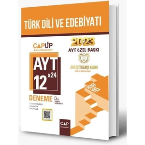 Ayt Türk Dili ve Edebiyatı 12 x 24 Up Deneme 2023 Özel Baskı Çap Yayınları