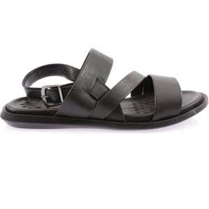 2022-23Y Erkek Merdane Sıralı ve Çapraz Bantlı Sandalet