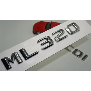 Benz ml 320 Cdı Bagaj Krom Metal 3m 3D Yazı Logo