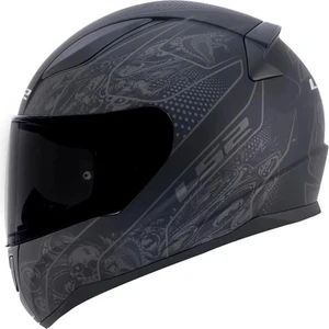 Ls2 Rapıd Crypt Mat Siyah Fullface Motosiklet Kaskı Siyah Camlı