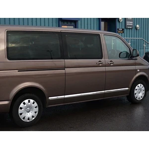 Aktif Krom Transporter T6 Yan Kapı Çitası 5 Parça 2015 2016 2017 2018 2019 Kısa Şase