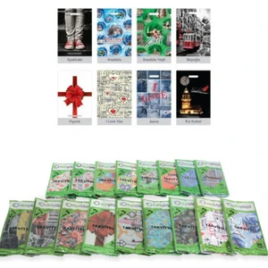 Mezpack Ambalaj Çok Renkli Takviyeli Mağaza Poşeti 50'li ( 1 Paket )