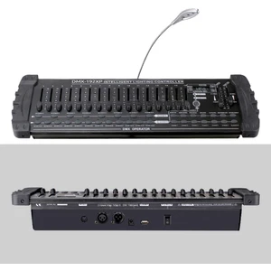 DMX-192XP-384B Işık Kontrol Mikseri Masası Led Aydınlatmalı 384 Kanal