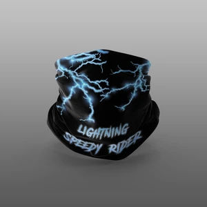 Lightning Speedy Rider Motorcu Buff Maske Outdoor Boyunluk Unisex Bandana