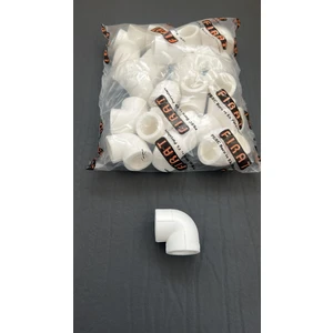 Pprc 20 mm Dirsek 10 Adet  Beyaz