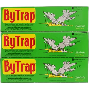 Fare ve Böcekler için Zehirsiz Yapışkan Tuzak 125 Ml 3 Adet