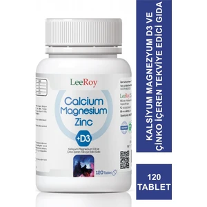Leeroy Calcium Magnesium Zinc 120 Tablet