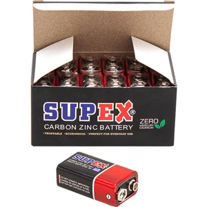 6F22 9 Volt Pil (12 Li Paket)