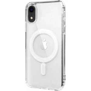 Vip Case iPhone Xr - Kamera Çıkıntılı Şeffaf Magsafe Kablosuz Şarj Destekli V-Mags Kılıf