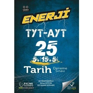 Palme Yayıncılık TYT AYT Tarih Enerji 25 Deneme Sınavı