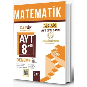 Ayt Matematik 8 x 40 Up Deneme 2023 Özel Baskı Çap Yayınları