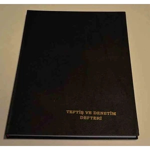 Denetım Teftıs Defterı 100 Yp.