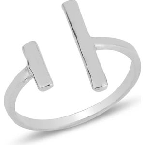 Söğütlü Silver Gümüş Rodyumlu Üstten Ayarlamalı Yüzük