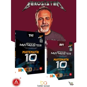 A Yayınları Bekosistem Matmaster AYTveTYT Matematik 10'lu Deneme Seti Bekir Avşar