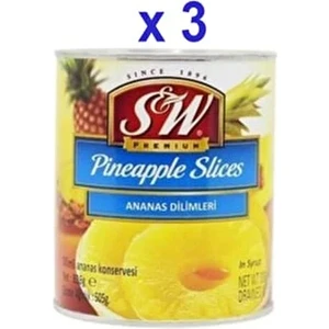 Dilimli Ananas 3 x 836 gr