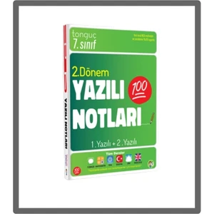 Tonguç Akademi 7. Sınıf Yazılı Notları 2.dönem