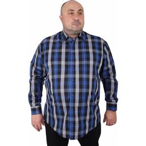 Büyük Beden Erkek Gömlek Viento 23369 Saks