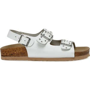 Nine West Rıla 3fx Beyaz Kadın Kalın Taban Sandalet