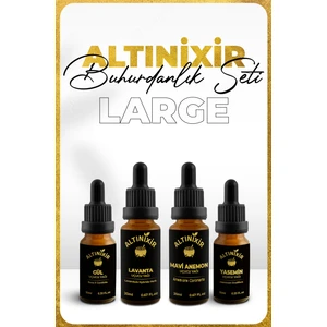 Buhurdanlık Seti Large (Lavanta, Yasemin, Gül, Mavi Anemon)