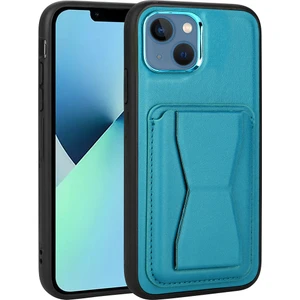 Kny Apple Iphone 13 Kılıf Kart Koymalı Standlı Suni Deri Memo Kapak